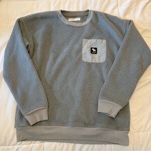 Abercrombie Kids Light Crewneck Sweater/ Sherpa